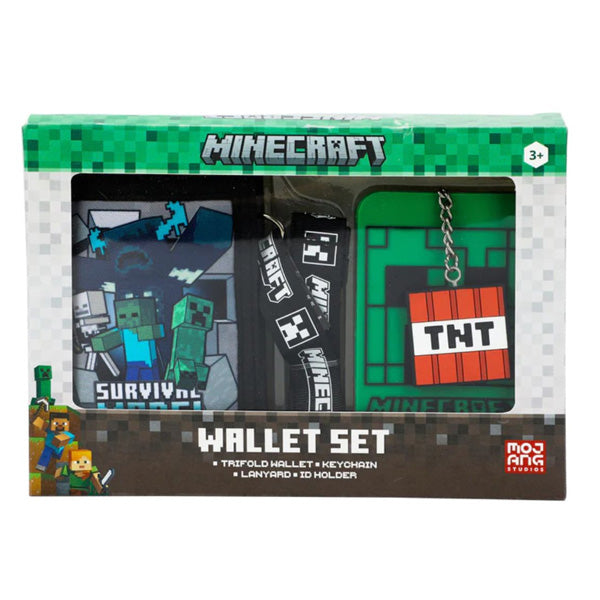Minecraft Wallet Set