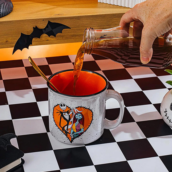 Nightmare Before Christmas Jack and Sally Camper Mug