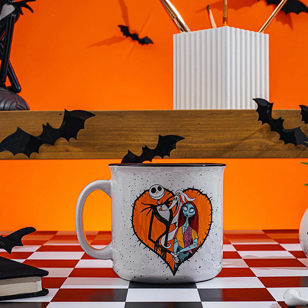 Nightmare Before Christmas Jack and Sally Camper Mug