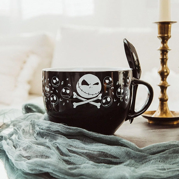 Nightmare Before Christmas Soup Mug With Spoon