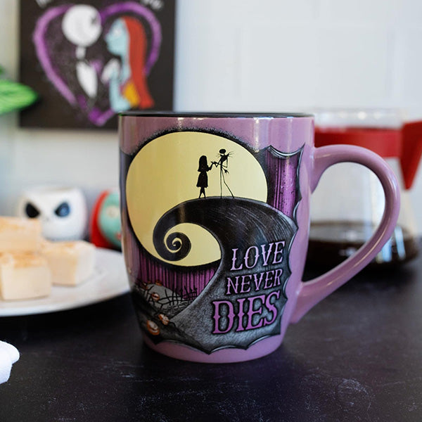 Nightmare Before Christmas "Loves Never Dies" Mug