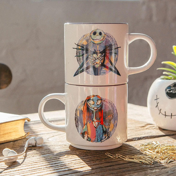 Nightmare Before Christmas Splatter Characters Mug