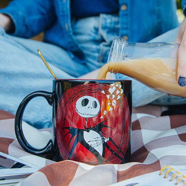 Nightmare Before Christmas Jack Hearts Mug