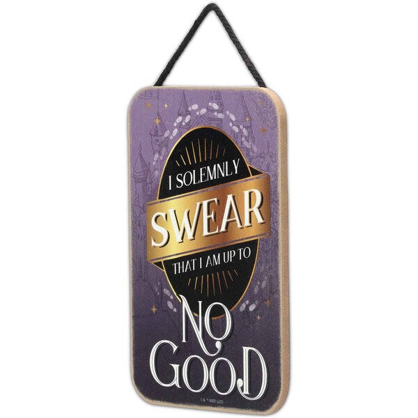 Harry Potter Solemnly Swear Wood Sign