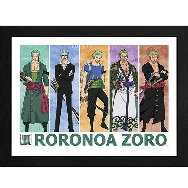 One Piece Pirate Hunter Zoro Framed Picture