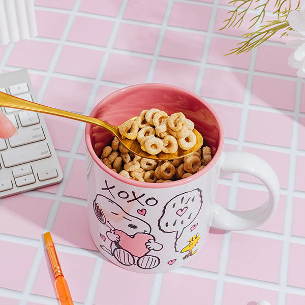 Peanuts Snoopy and Woodstock XOXO Mug