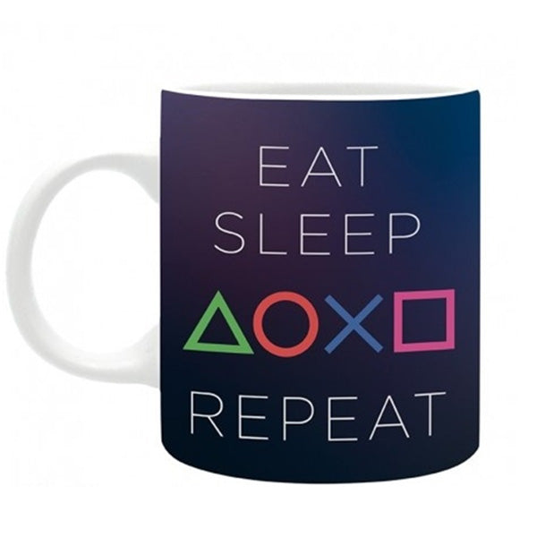 Playstation Eat Sleep Game Repeat Mug