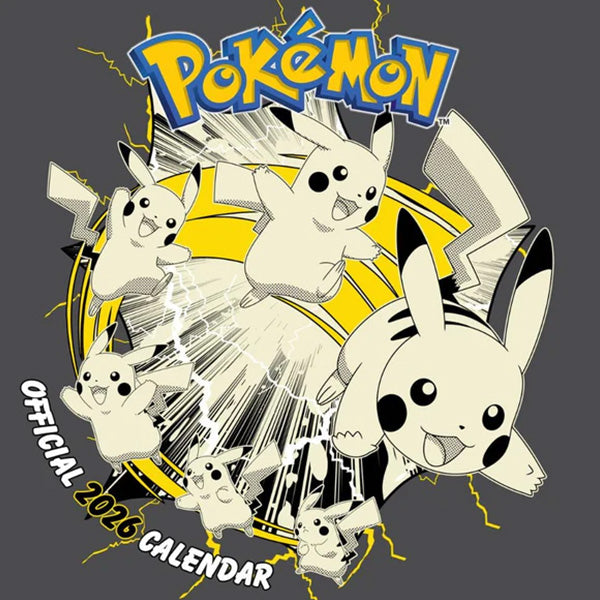 Pokemon Square Calendar 2026