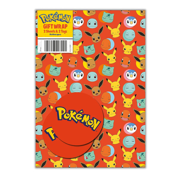 Pokemon Gift Paper