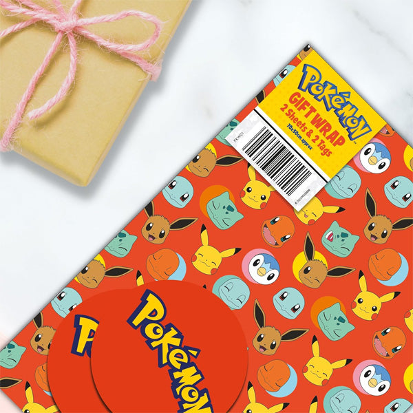 Pokemon Gift Paper
