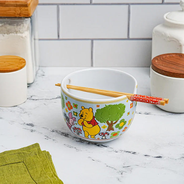 Winnie The Pooh and Friends Ramen Bowl and Chopsticks