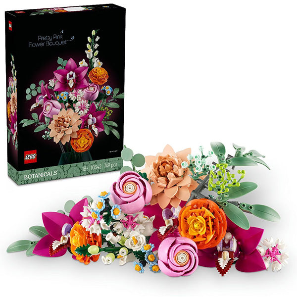 Pretty Pink Flower Bouquet LEGO