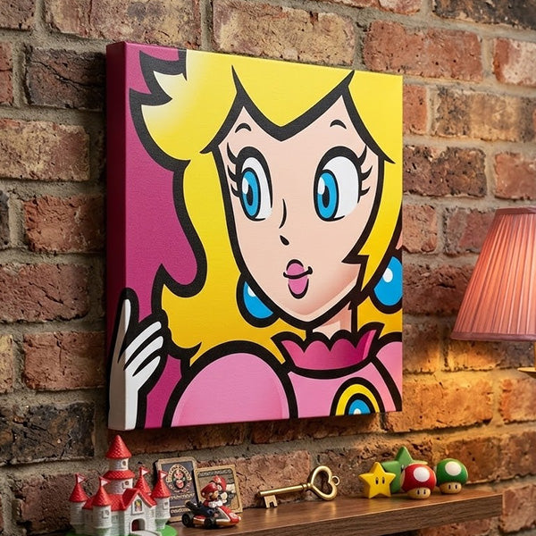 Super Mario Square Wall Art