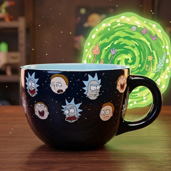 Rick & Morty Face Soup Mug