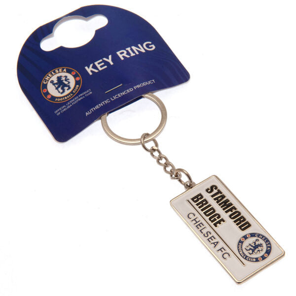 Chelsea FC Street Sign Keychain