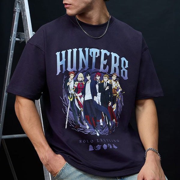 Solo Leveling Hunters Oversized T-Shirt
