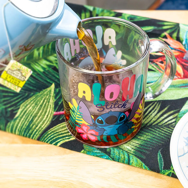 Lilo and Stitch Aloha Glass