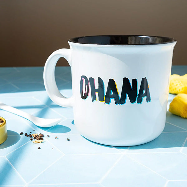 Lilo and Stitch "Ohana" Camper Mug