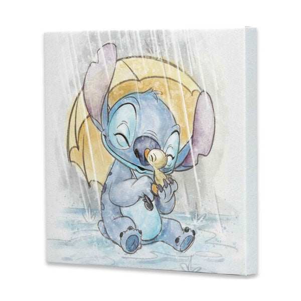Lilo and Stitch Rain Wall Canvas Sign