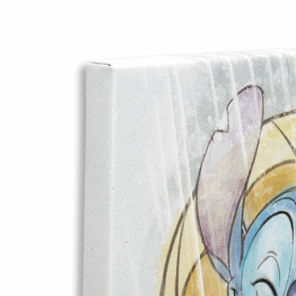 Lilo and Stitch Rain Wall Canvas Sign