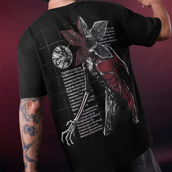 Stranger Things Demogorgan News Oversized T-Shirt