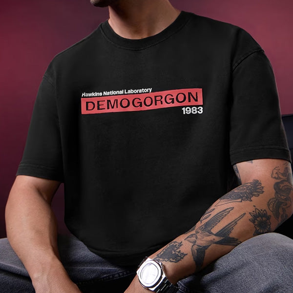 Stranger Things Demogorgan News Oversized T-Shirt