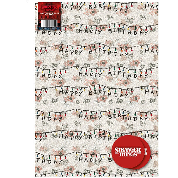 Stranger Things Gift Wrap