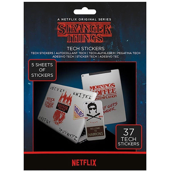Stranger Things Tech Stickers