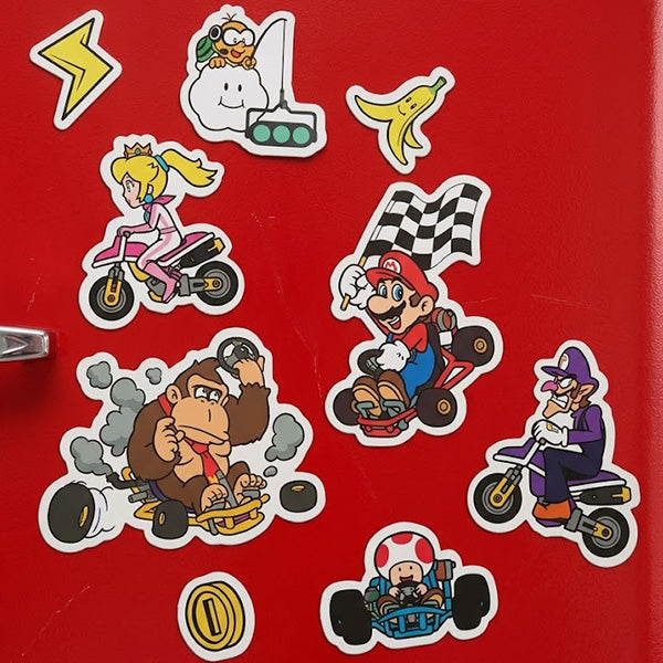 Mario Kart Fridge Magnets