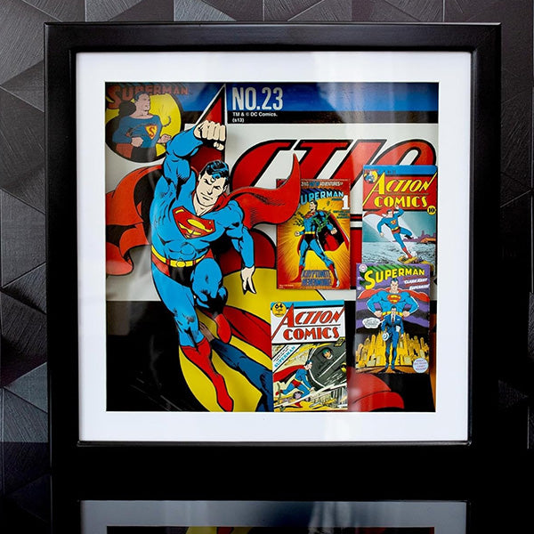 Superman Wood Frame Wall Art