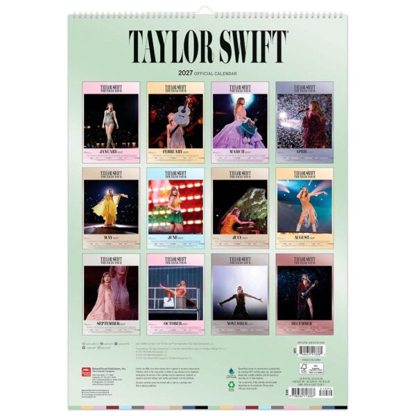 Taylor Swift A3 Calendar 2027