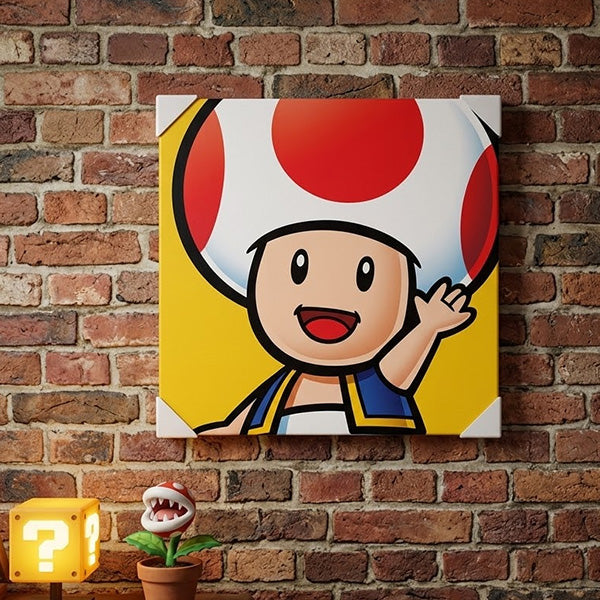 Super Mario Square Wall Art