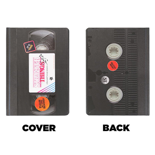 Stranger Things VHS Notebook
