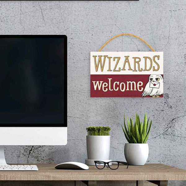 Harry Potter Wizards Welcome Mini Wall Sign
