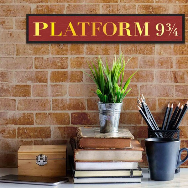 Harry Potter Platform 9 3/4 Wall Sign