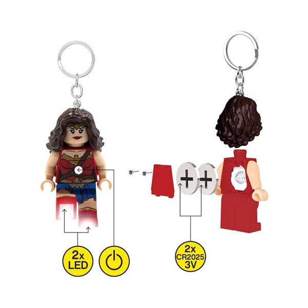 Wonder Woman LEGO Light Keychain