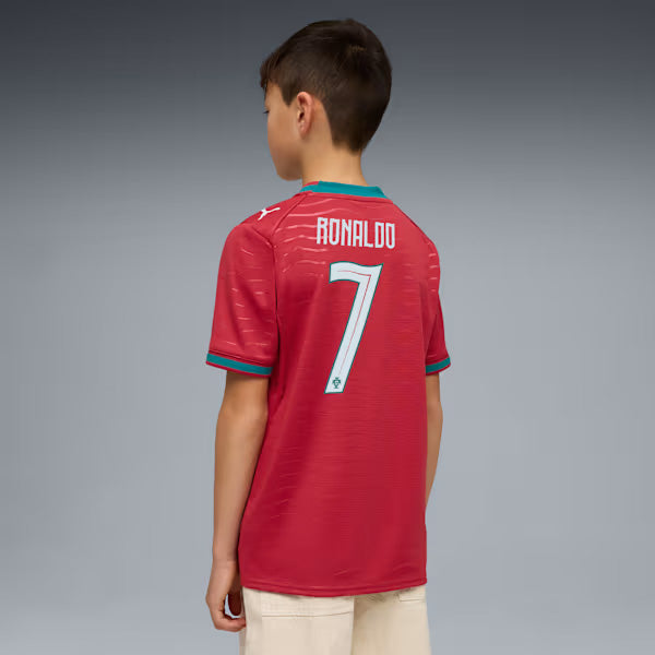 Portugal Home Ronaldo Youth Jersey 26/27