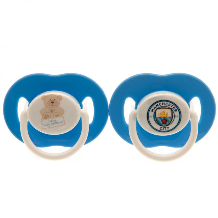 Manchester City FC Soothers 2 Pack
