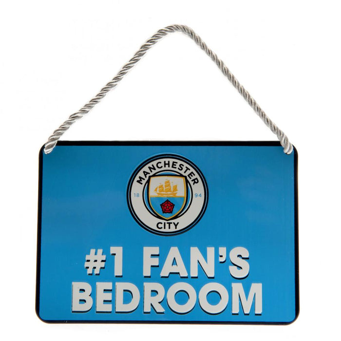 Manchester City FC NO. 1 Bedroom Sign