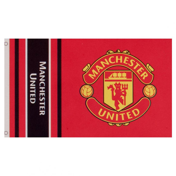 Manchester United FC Stripe Flag