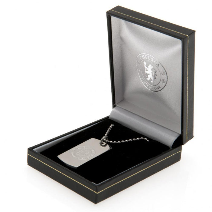 Chelsea FC Engraved Dog Tag and Chain