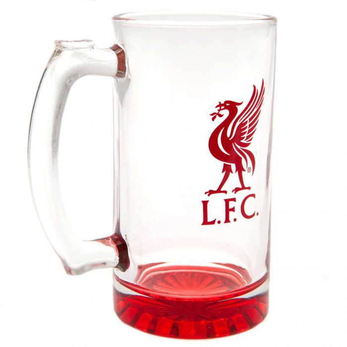 Liverpool FC  Colour Stein Glass Tankard