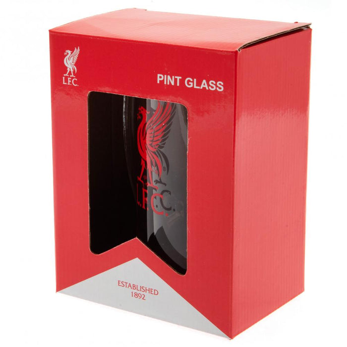 Liverpool FC  Colour Stein Glass Tankard