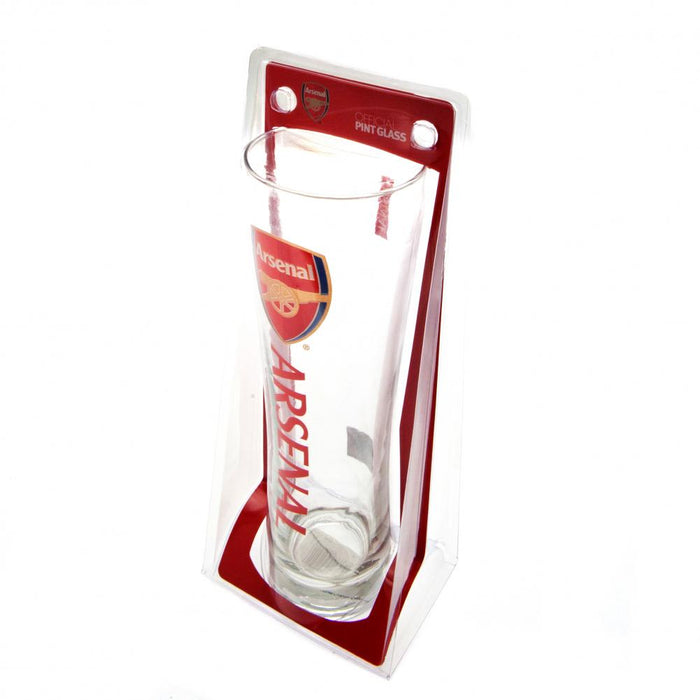 Arsenal FC Tall Pint Glass