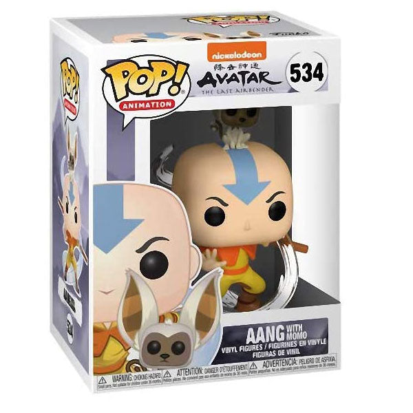 Avatar Aang with Momo Funko Pop