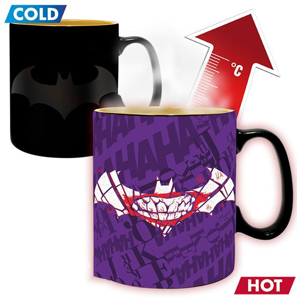 Batman Joker Heat Changing Mug and Pin