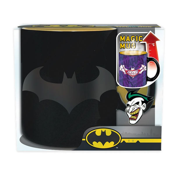 Batman Joker Heat Changing Mug and Pin