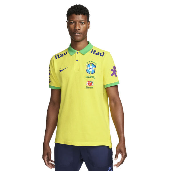 Brazil Nike Yellow 22/23 Polo