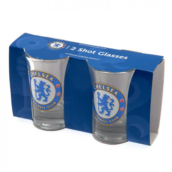 Chelsea FC 2 pack Shot Glass
