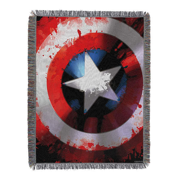 Captain America Star Shield Tapestry Blanket